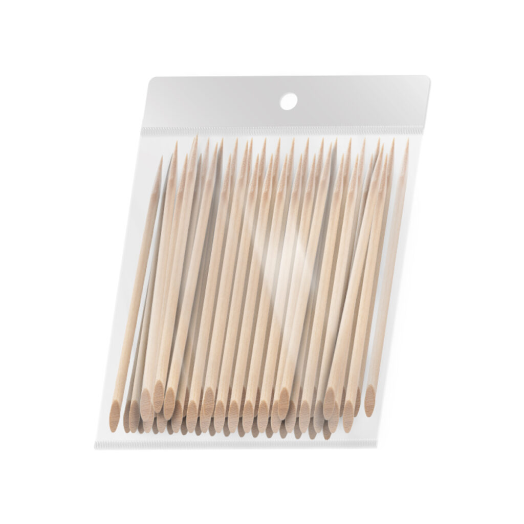 100 Palitos De Madera Para Cutículas De Manicura De 11