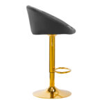 4Rico Bar Hocker Qs-B16G Gris Terciopelo 1