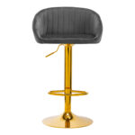 4Rico Bar Hocker Qs-B16G Gris Terciopelo 2