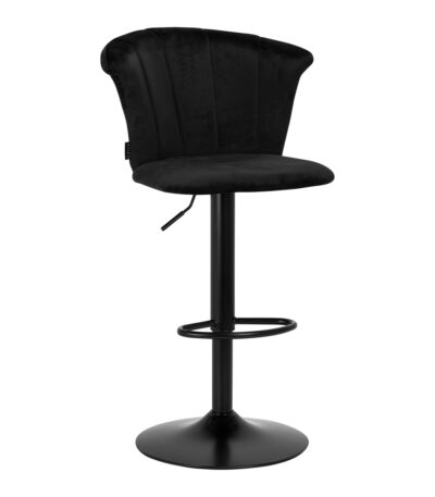 4Rico Bar Hocker Qs-B801 Terciopelo Negro