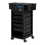 Auxiliar De Perruqueria Gabbiano Amb Esterilitzador Uv 68Uv Negre