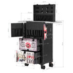 Ayudante De Barbero Gabbiano C12 Negro 16