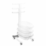 Bandeja De Pedicura Confort Con Ruedas Y Función Elevadora 5