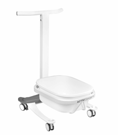 Bandeja De Pedicura Confort Con Ruedas Y Función Elevadora