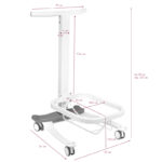 Bandeja De Pedicura Confort Con Ruedas Y Función Elevadora 4