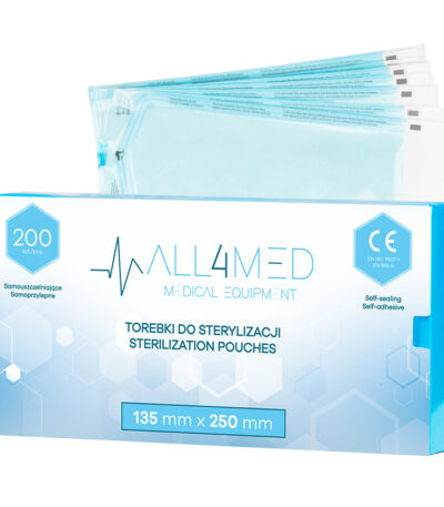 Bolsas Autoclavables All4Med 135 Mm X 250 Mm 200 Unidades