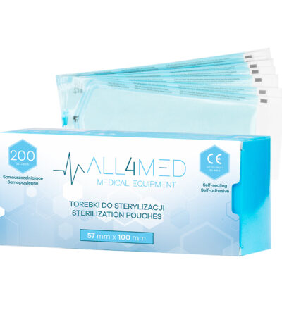 Bolsas Autoclavables All4Med 57 Mm X 100 Mm 200 Unidades