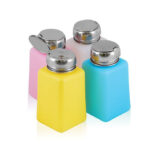 Botella Con Bomba Cromada De 180 Ml