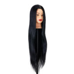 Cabezal De Peluquería Gabbiano Wz2, Pelo Sintético, Color N.° 1, Longitud 24" - Imagem 3