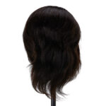 Cabezal De Peluquería Gabbiano Wz3, Cabello Natural, Color N.° 1, Longitud 8" - Imagem 3