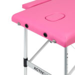 Camilla De Masaje Plegable De Aluminio Activ Fizjo Comfort 2 Segmentos Rosa 4