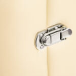 Camilla De Masaje Plegable De Aluminio Balance De 2 Segmentos Color Crema 12