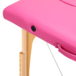 Camilla De Masaje Plegable De Madera Activ Fizjo Comfort 2 Segmentos Rosa 6