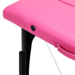 Camilla De Masaje Plegable De Madera Activ Fizjo Comfort 2 Segmentos Rosa Negro Madera 6