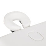 Camilla De Masaje Plegable De Madera Balance De 2 Segmentos 190X70 Blanca 4