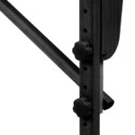 Camilla De Masaje Plegable De Madera Balance De 2 Segmentos Rosa Y Negra 10