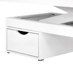 Camilla De Spa Azzurro 815B Blanca Brillante Con Calefacción 5