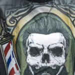 Capa De Peluquería De Barbero Con Banda Elástica J-455 1
