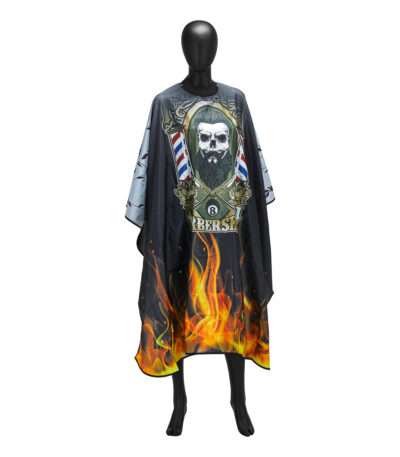 Capa De Peluquería De Barbero Con Banda Elástica J-455