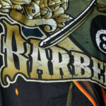 Capa De Peluquería De Barbero Con Banda Elástica J-455 4