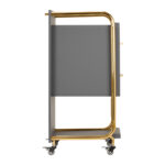 Carrito De Peluquería Gabbiano Solo Gris Oro 3