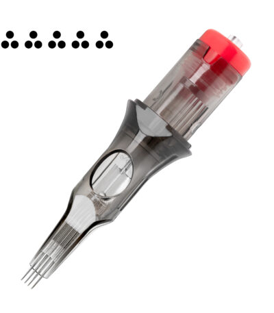 Cartucho De Tatuaje El Cartel V2 - 5 Inrow 0.30 3Rl Long Taper 10 Uds.