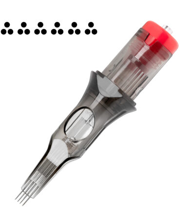 Cartucho De Tatuaje El Cartel V2 - 6 Inrow 0.35 3Rl Long Taper 10 Uds.