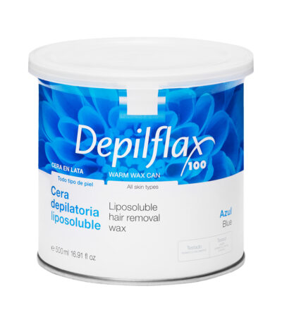 Cera Depilatoria Depilflax Lata 500Ml Azuleno