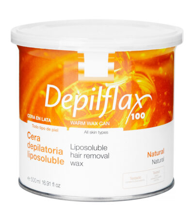 Cera Depilatoria Depilflax Lata 500Ml Natural