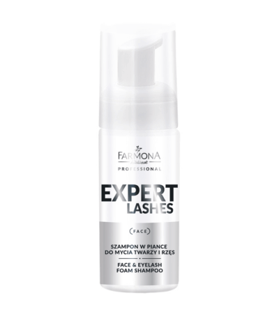 Champú En Espuma Farmona Expert Lashes Para Lavar Rostro Y Pestañas 100 Ml