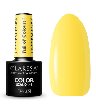Claresa Esmalte Híbrido Lleno De Colores 1 -5G