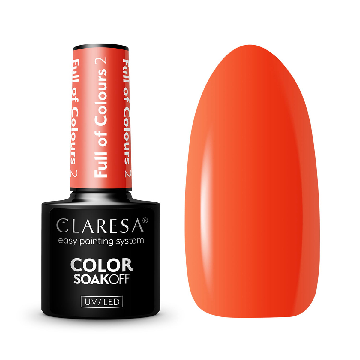 Claresa Esmalte Híbrido Lleno De Colores 2 -5G Claresa Esmalte Híbrido Lleno De Colores 2 -5G