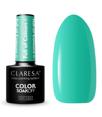 Claresa Esmalte Híbrido Lleno De Colores 6 -5G