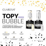 Claresa Top Bubble Negro Mate Sin Necesidad De Limpiar - 5 G 1
