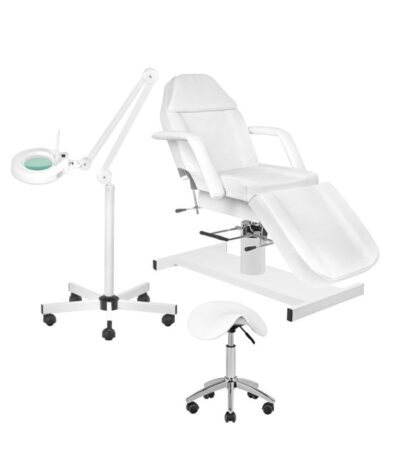 Conjunto De Sillón 210 + Lámpara Lupa Led S5 + Taburete 302