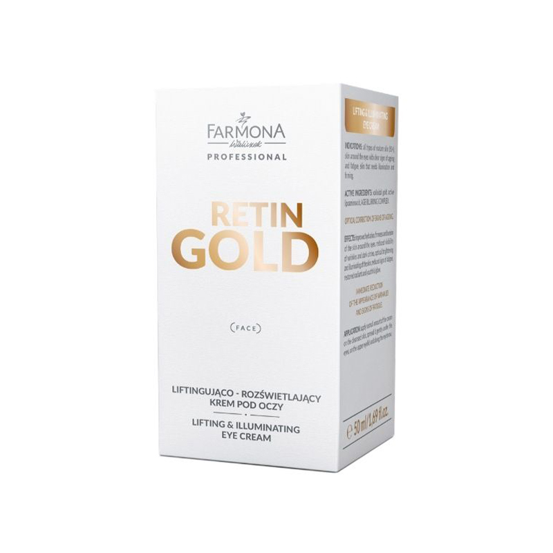 Crema Iluminadora Y Reafirmante Para Ojos Farmona Retin Gold 50 Ml Crema Iluminadora Y Reafirmante Para Ojos Farmona Retin Gold 50 Ml