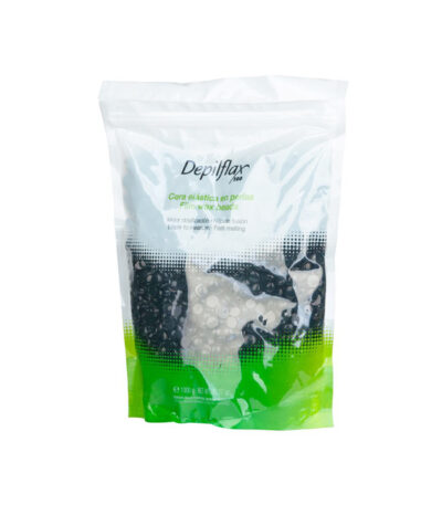 Depilflax 100 Cera Depilatoria Flexible De Bajo Punto De Fusión Perla Negra 1000G