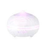 Difusor De Aroma Humidificador De Aire Spa 06 Blanco Madera 400Ml + Temporizador 1
