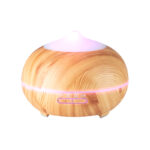 Difusor De Aroma Humidificador De Aire Spa 06 Madera Clara 400 Ml + Temporizador 1