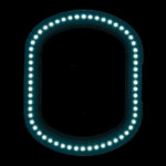 Elegante 6028 60 Led 5D Lámpara Lupa Led Para Intensidad De Luz Regular 3