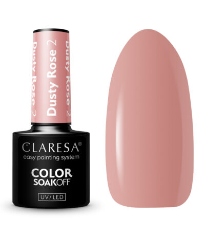 Esmalte De Uñas Híbrido Claresa Dusty Rose 2 -5G