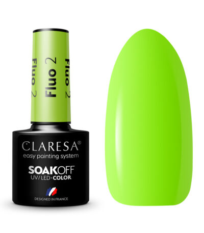 Esmalte De Uñas Híbrido Claresa Fluo 2 -5G