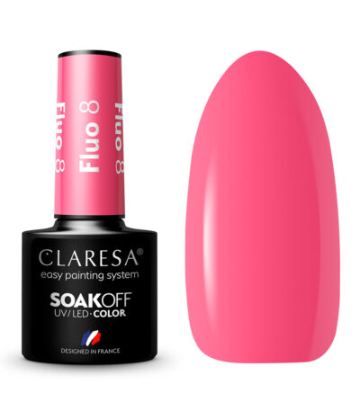 Esmalte De Uñas Híbrido Claresa Fluo 8 -5G