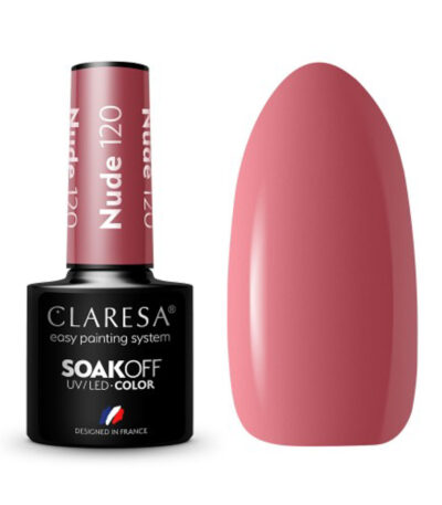 Verniz para unhas Claresa Nude Hybrid 120 -5G