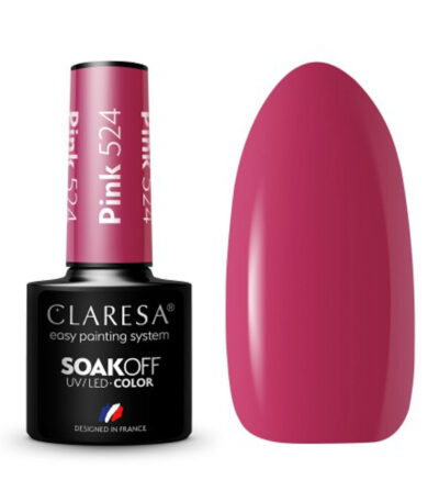 Esmalte De Uñas Híbrido Claresa Rosa 524 -5G