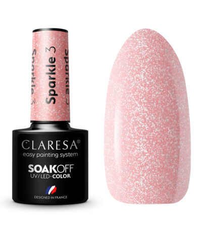 Esmalte De Uñas Híbrido Claresa Sparkle 3 -5G