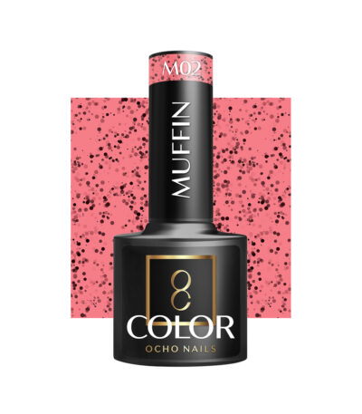 Verniz para unhas híbrido Muffin Ocho Nails M02 -5 G
