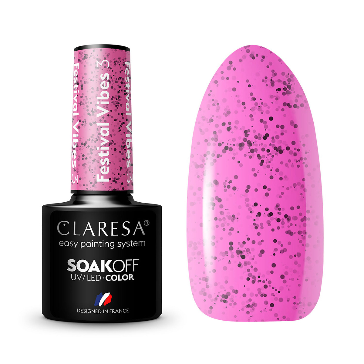 Claresa Festival Vibes Hybrid Glaze 3 -5 G Claresa Festival Vibes Hybrid Glaze 3 -5 G