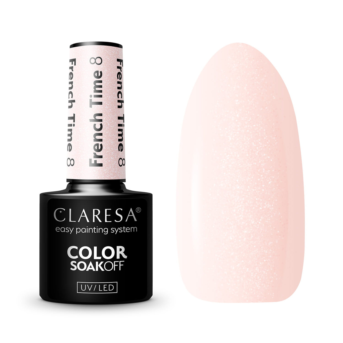 Claresa Hybrid Enamel French Time 8 -5 G Claresa Hybrid Enamel French Time 8 -5 G