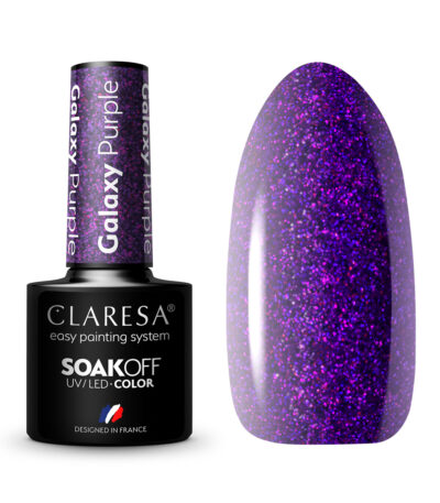Esmalte Híbrido Claresa Galaxy Purple 5G